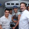 Aamir and Salman Khan at Blood Donation Drive at Bandra