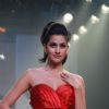 Model on the ramp at Timond show at the India International Jewellery Week on Day 3