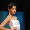 Model on the ramp at Intergem Exports show at the India International Jewellery Week on Day 3