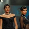 Model on the ramp at Intergem Exports show at the India International Jewellery Week on Day 3