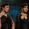 Model on the ramp at Intergem Exports show at the India International Jewellery Week on Day 3