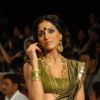Model on the ramp at Manubhai Zaveri Ornaments show at the India International Jewellery Week on Day 4