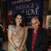 Lalitya Munshaw and Anup Jalota''s album Message of Love album launch at Cinemax