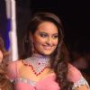 Model on the ramp at India International Jewellery Week on last day