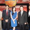 Karan Johar and Dia Mirza promote Panasonic 3-D cameras and LCD at Yashraj