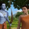 Scene from the movie Ramayana - The Epic