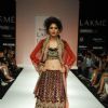 A model on the ramp for Nandita Thirani's creation at the Lakme Fashion Week