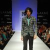A model on the ramp for Sanjay Hingu's creation at the Lakme Fashion Week