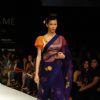 A model on the ramp for designer VJ Balhara at Lakme Fasion Week