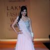 Parizad Kolha walk the ramp for Payal Singhal's creation at Lakme Fashion Week