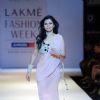 Models walk the ramp for Payal Singhal's creation at Lakme Fashion Week