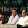 Sonu Nigam, Sanjay Dutt and Rahat Fateh Ali Khan on the sets of Chhote Ustaad