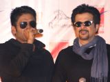 Anil Kapoor and Sunil Shetty at Ambience Mall, in New Delhi to promote their film "No Problem"
