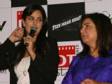 Katrina Kaif and Farah Khan at DLF Promenade Mall to promote their film "Tees Maar Khan'',in New Delhi