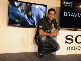 Dhoni at Sony World cup hd plasma launch at Four Seasons
