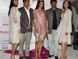 Former beauty queen Manasvi Mamgai was snapped with designer Wendell Rodricks at an event held by Lakme, in association with Himalayan Live Natural, in Mumbai