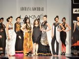 Designer Archana Kochhar's collection during the first day of Lakme fashion week winter/festive 2011, in Mumbai