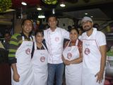 Master Chef finalists at famous pani puri stall ELCO Market