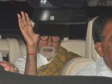 Amitabh Bachchan after being discharged from the Seven Hills Hospital in Mumbai