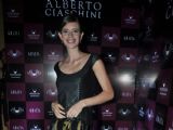 Kalki Koechlin unveils the premier luxury collection of Hidesign which has been designed by Alberto Ciaschini at Bungalow 9 in Mumbai