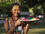 Bollywood actress & model Pooja Basu prepares to celebrate the Holi in Mumbai
