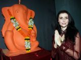 Celeb visits Green Ganesha Pandal