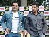 Salman Khan and Arbaaz Khan at the press conference for their film "Dabangg-2" in New Delhi
