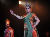Hema Malini performs during a tribute to her mother Jaya Chakravarthy
