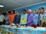 Harbhajan Singh at the Press Conference for his album Meri Maa