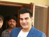 Arbaaz Khan Snapped with a pet dog