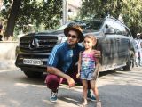 Ranveer Singh at Shankar Mahadevan's studio.