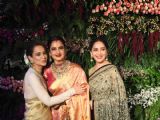 Kangana - Madhuri - Rekha at Virushka's Reception