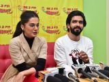 Taapsee Pannu and Amaal Mallik Snapped during Badla song launch