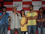 Emraan Hashmi, Mahesh Bhatt and Soha Ali Khan at the music launch of film "TUM MILE" at Cinemax Versova in Mumbai
