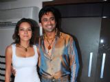 Udita Goswami and Anuj at Chase film bash