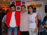 Ranbir Kapoor, producer Ramesh Taurani and Katrina Kaif promote their film "Ajab Prem ki Gazab Kahani" at Reliance Trends