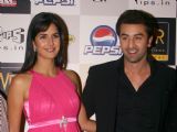 Katrina Kaif and a Ranbir Kapoor at the Ambience mall in Gurgaon for promotion their film ''Ajab Prem Ki Ghazab Kahani''