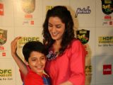 Darsheel Safary and Tisca Chopra at the Launch of ''HDFC Standard Life Spell Bee- India Spells 2010'' in Mumbai