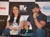 Saif Ali Khan and Kareena Kapoor at press meet for Kurbaan at JW Marriott