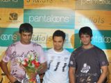 Madhavan, Aamir Khan and Sharman Joshi at Pantaloons 3 Idiots Fashion Show at Phoneix Mill