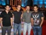 3 idiots star cast at Saregama 1000th Episode Bash at Andheri, Mumbai