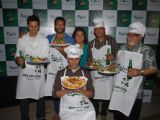 Milind Soman and Aryan Vaid turned chefs at "Carlsberg" event at Bandra,Mumbai