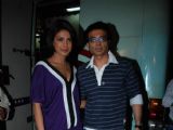 Priyanka Chopra and Uday Chopra on the sets of Star Plus Music Ka Maha Muqabla at Chembur