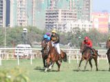 Salman Khan rides a horse at Hello Million race in Mumbai