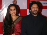 Arshad Warsi and Vidya Balan during a promotional event for film Ishqiya in New Delhi