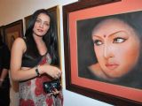 Celina Jaitley grace Egyptian Diplomat's bollywood Exhibition at Nehru Centre, Mumbai