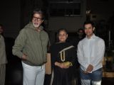 Amitabh Bachchan and Jaya Bachchan at the screening of Peepli Live in Bandra