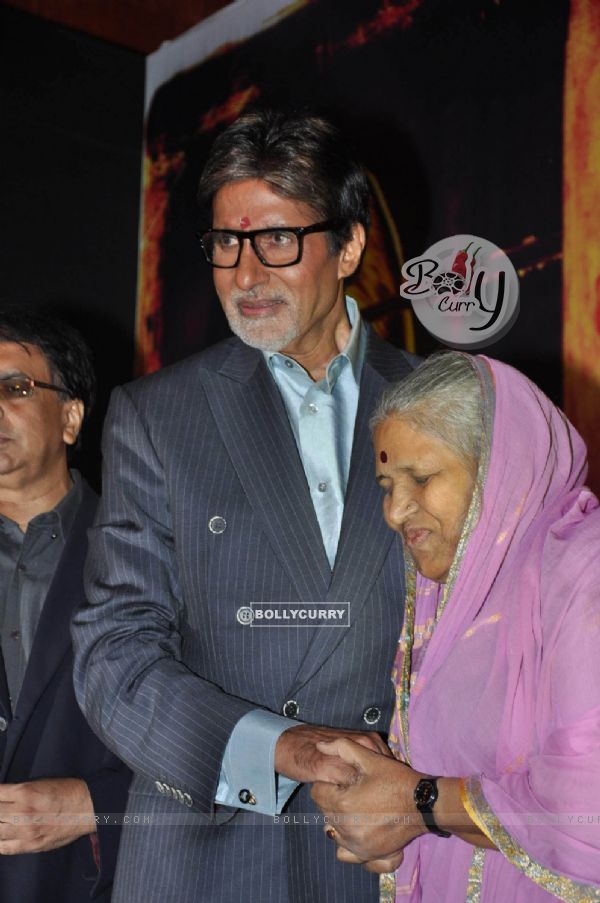 Amitabh Bachchan launches the music of I am Sindhutai Sapkal at Novotel