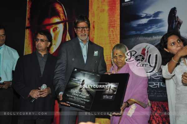 Amitabh Bachchan launches the music of I am Sindhutai Sapkal at Novotel