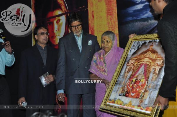 Amitabh Bachchan launches the music of I am Sindhutai Sapkal at Novotel